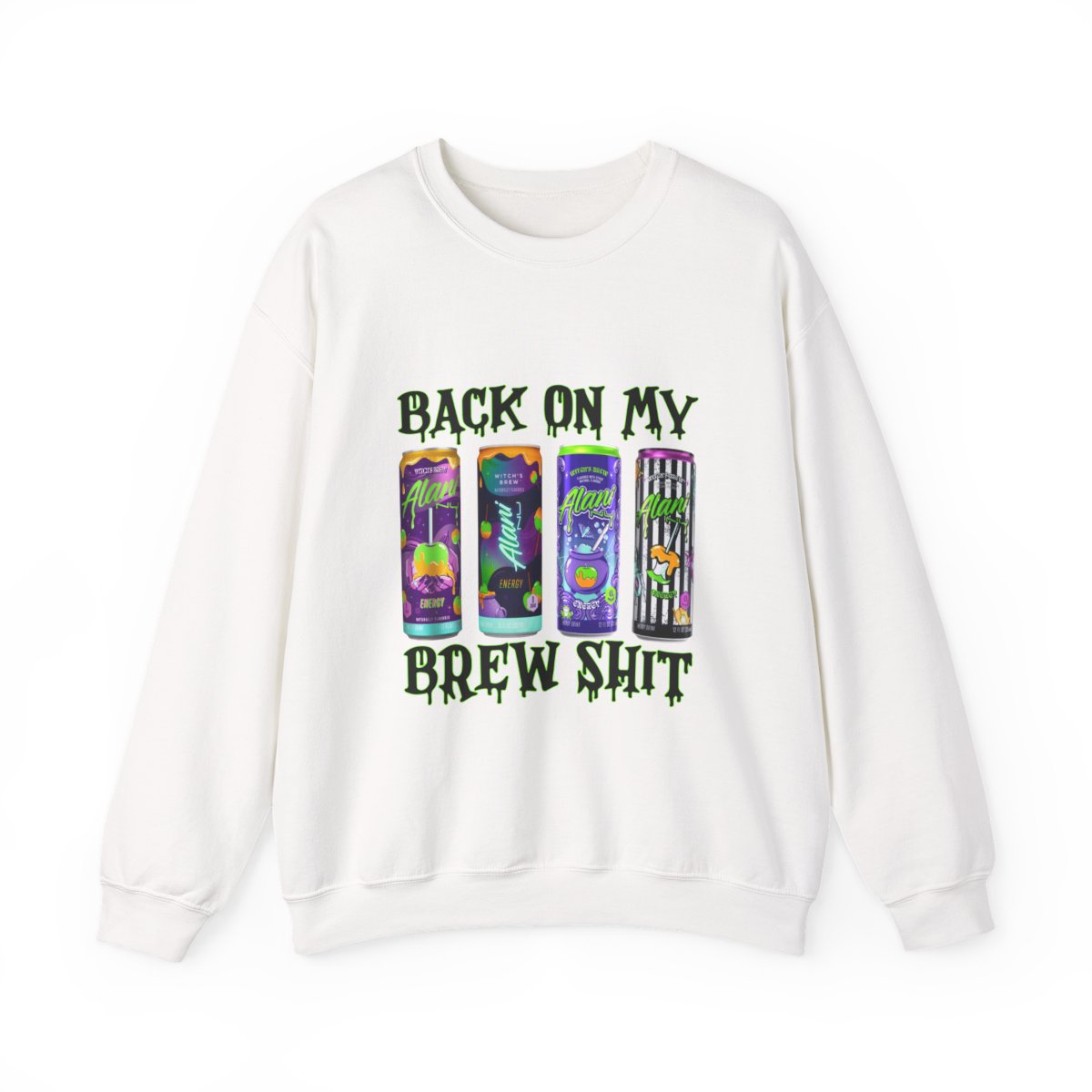 PRE-ORDER—Playful Brew Sweatshirt - Unisex Crewneck, Perfect for Casual Outings, Halloween, Gift Idea, Trendy Style, Cozy Layering